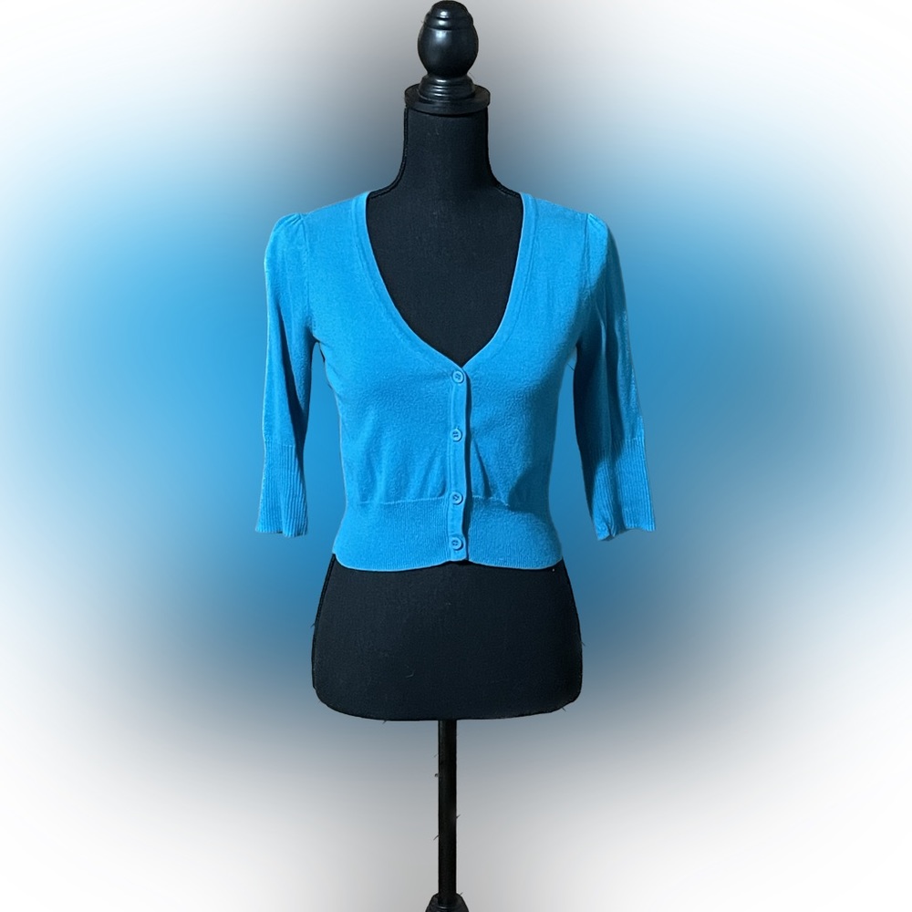 Blue Alloy Cardigan.
